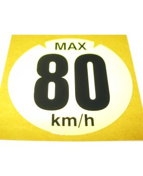 Mercedes Spare Wheel 80km/h Warning Label Decal Sticker A1705840238 New Genuine